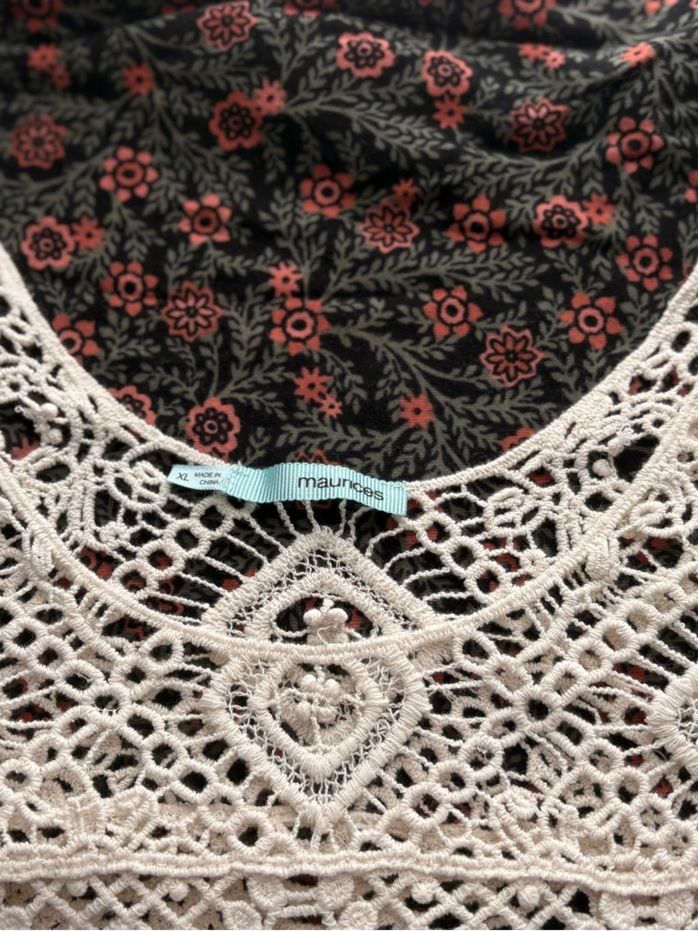 Maurices Cream Crochet Tank Top - Picture 7 of 9